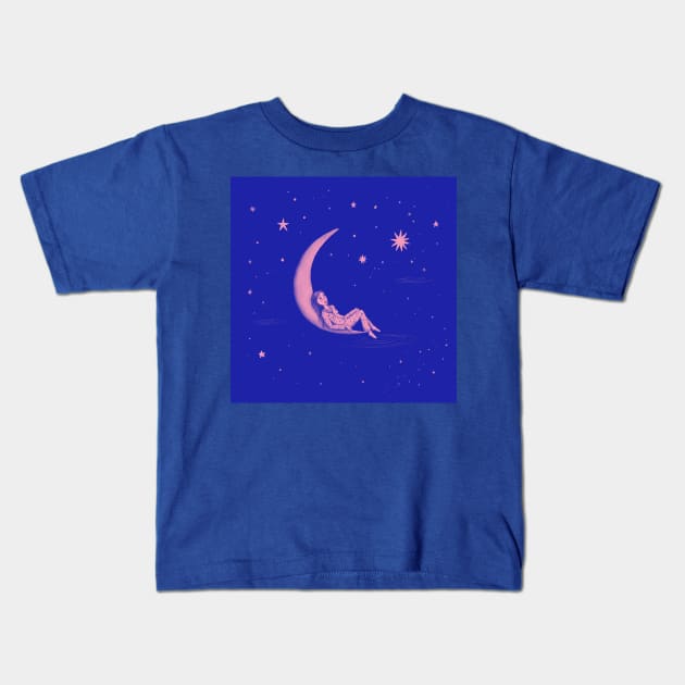 La Lune Kids T-Shirt by Salty Siren Studios